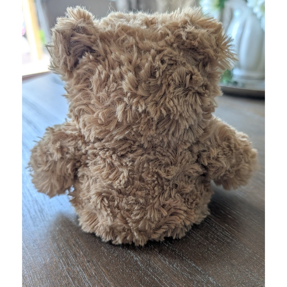 Warmies Junior Brown Curly Bear Microwavable Lavender Scented Weighted Stuff Toy - Picture 2 of 7